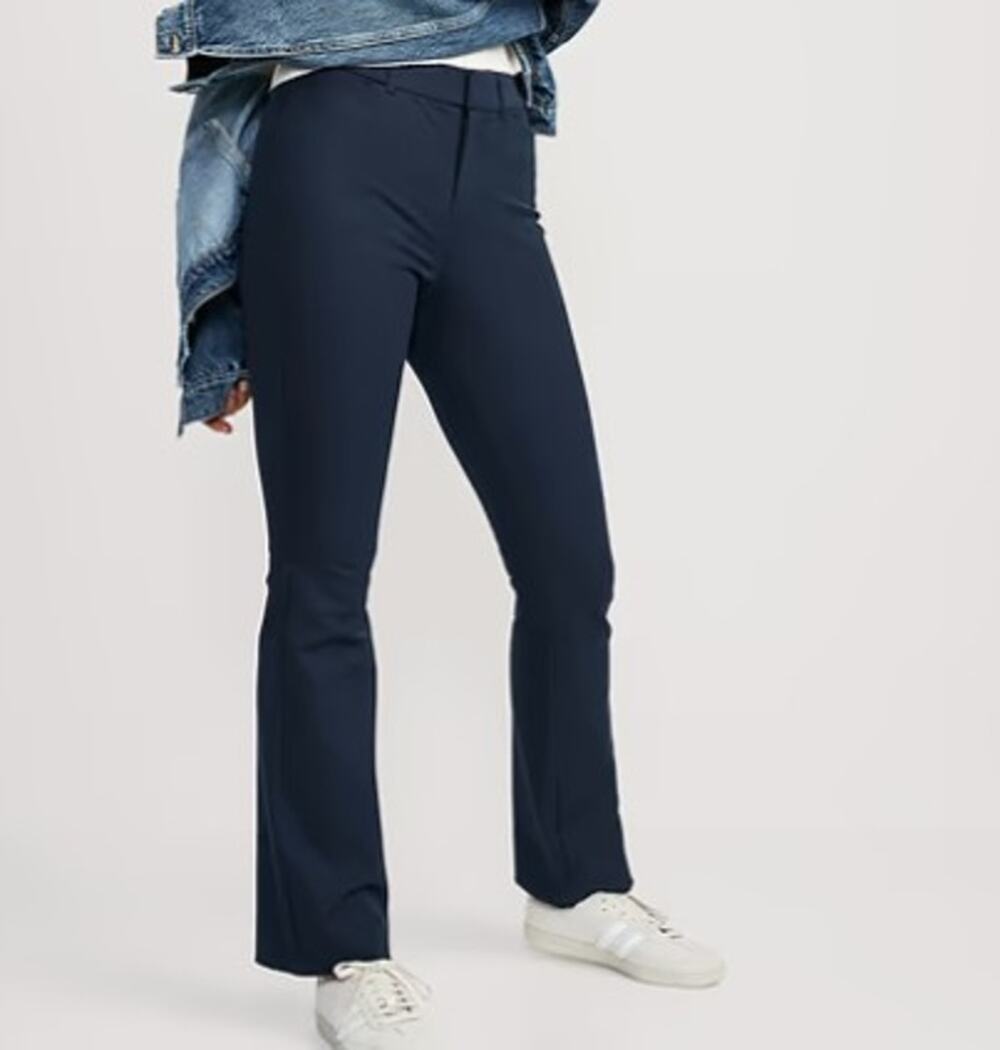 Old Navy High-Rise Pixie Flare Pants Navy Blue Sz 10 NWT